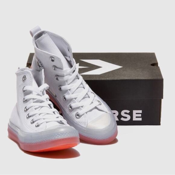 Converse Chuck Taylor Shoes Sneakers Unisex All Star CX Hi White Wild Mango NIB - Picture 1 of 15